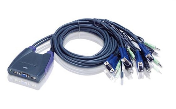 ATEN KVM Switch USB + Audio, 4 port (CS64US)